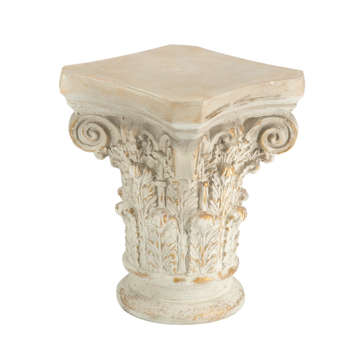 Artekko Pedestal Διακοσμητική Ανθοστήλη Βάθρο από Μαγνήσιο Μπεζ (35.5×35.5×44.5)cm Artekko 77900 Artekko Pedestal Διακοσμητική Ανθοστήλη Βάθρο από Μαγνήσιο Μπεζ (35.5×35.5×44.5)cm Artekko 77900