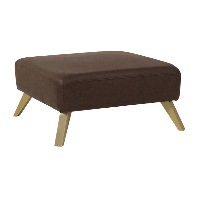 Artekko Σκαμπώ NIL 80x80x47 ύφασμα Vena 04 και ξύλινα πόδια Artekko 783-7122