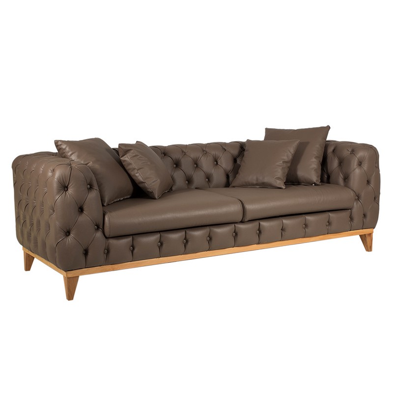 Artekko Καναπές τριθέσιος JAGUAR 225x92x68 με ξύλινα πόδια Artekko 783-7138 Artekko Καναπές τριθέσιος JAGUAR 225x92x68 με ξύλινα πόδια Artekko 783-7138