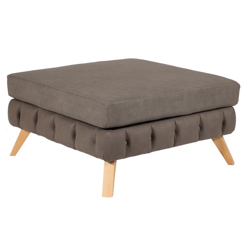 Artekko Σκαμπώ NIL 90x90x47 ύφασμα VENA 07 και ξύλινα πόδια Artekko 783-7163 Artekko Σκαμπώ NIL 90x90x47 ύφασμα VENA 07 και ξύλινα πόδια Artekko 783-7163