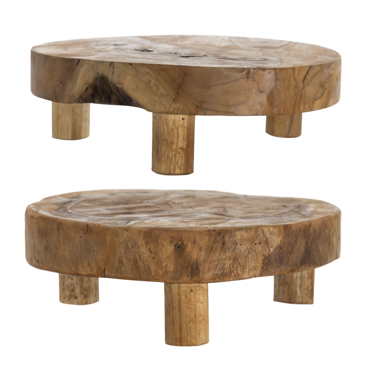 Artekko Woody Riser Πλατό Διακοσμητικό από Ξύλο Teak Φυσική Απόχρωση (30x30x10)cm Σετ/2 Artekko 78345 Artekko Woody Riser Πλατό Διακοσμητικό από Ξύλο Teak Φυσική Απόχρωση (30x30x10)cm Σετ/2 Artekko 78345