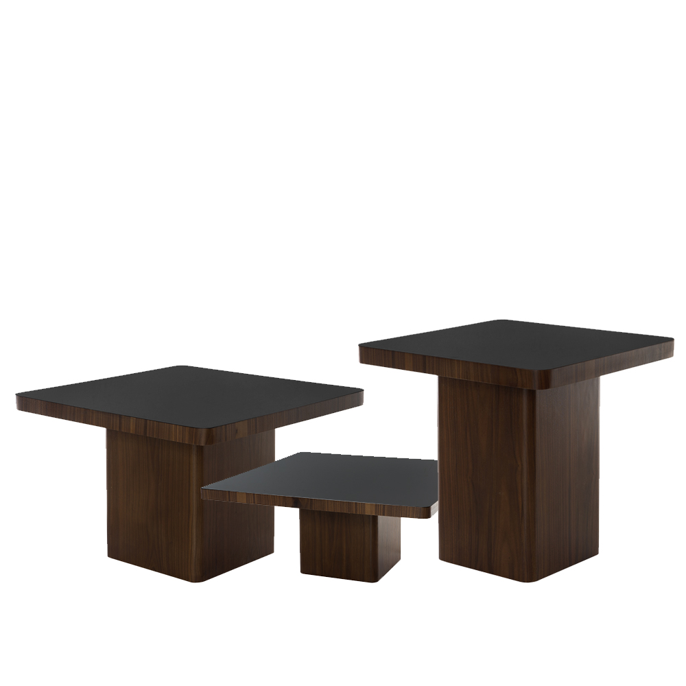 Artekko Triple Τραπεζάκια Σαλονιού Ξύλο/Plexiglass Καφέ/Μαύρο (80x80x35)cm (60x60x40)cm (48x48x45)cm Σετ/3 Artekko 784-2003 Artekko Triple Τραπεζάκια Σαλονιού Ξύλο/Plexiglass Καφέ/Μαύρο (80x80x35)cm (60x60x40)cm (48x48x45)cm Σετ/3 Artekko 784-2003