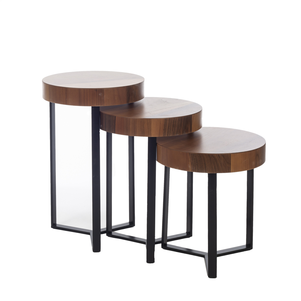 Artekko Zigon Βοηθητικά Τραπεζάκια Ξύλο/Μέταλλο (Φ39*62)cm (Φ39*53)cm (Φ39*44)cm Σετ/3 Artekko 784-2017 Artekko Zigon Βοηθητικά Τραπεζάκια Ξύλο/Μέταλλο (Φ39*62)cm (Φ39*53)cm (Φ39*44)cm Σετ/3 Artekko 784-2017