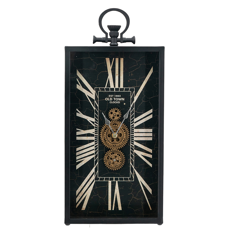 Artekko Clock Ρολόι Επιτραπέζιο με Μηχανισμό Μέταλλο/Γυαλί Μαύρο/Λευκό (25x8x53)cm Artekko 78664-DS Artekko Clock Ρολόι Επιτραπέζιο με Μηχανισμό Μέταλλο/Γυαλί Μαύρο/Λευκό (25x8x53)cm Artekko 78664-DS