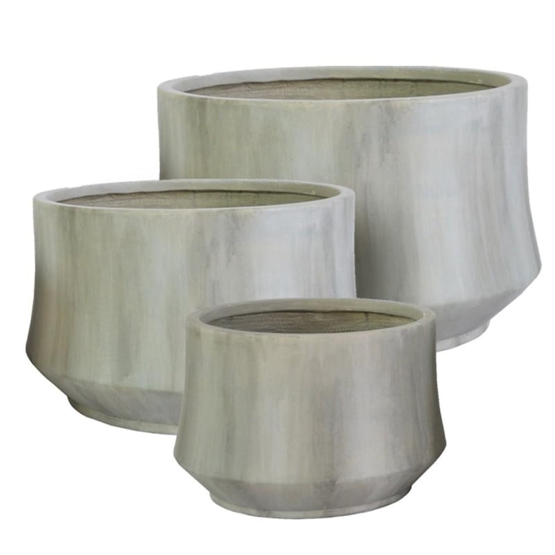 Artekko Jilt Γλάστρα Πήλινη Πατίνα Γκρί (52x52x33)cm Artekko 8-0004-C Artekko Jilt Γλάστρα Πήλινη Πατίνα Γκρί (52x52x33)cm Artekko 8-0004-C