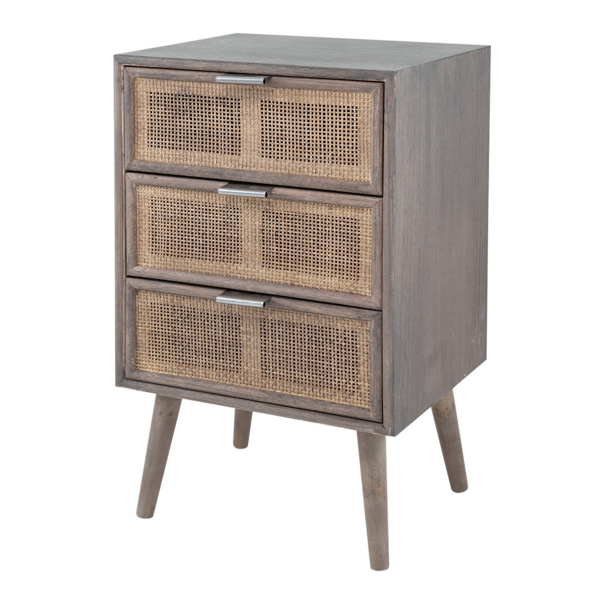 Artekko Cons Κομοδίνο MDF Ψάθα Καφέ (42×36.5×71)cm Artekko 82788 Artekko Cons Κομοδίνο MDF Ψάθα Καφέ (42×36.5×71)cm Artekko 82788