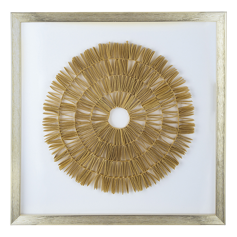 Artekko Viaroh Πίνακας με Ήλιο από Ρυζόχαρτο (60x4x60)cm Artekko 82822