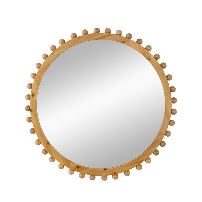 Artekko Mirror Καθρέφτης Τοίχου Ξύλο Γυαλί Χρυσό Φυσική Απόχρωση (85x5x85)cm Artekko 83476-DS Artekko Mirror Καθρέφτης Τοίχου Ξύλο Γυαλί Χρυσό Φυσική Απόχρωση (85x5x85)cm Artekko 83476-DS