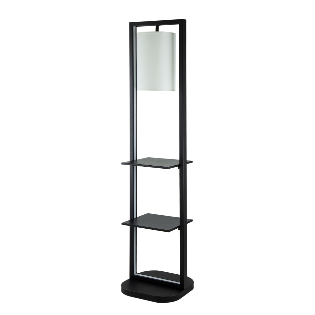 Artekko Shelf Φωτιστικό Επιδαπέδιο Ραφιέρα Μέταλλο Μαύρο (42.5×43.5×188.5)cm Artekko 83638CE