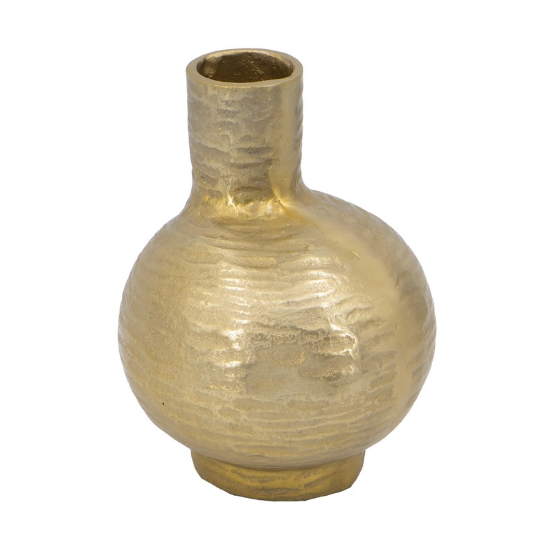 Artekko Trophy Διακοσμητικό Βάζο Μέταλλο Χρυσό (22x22x28)cm Artekko 83763