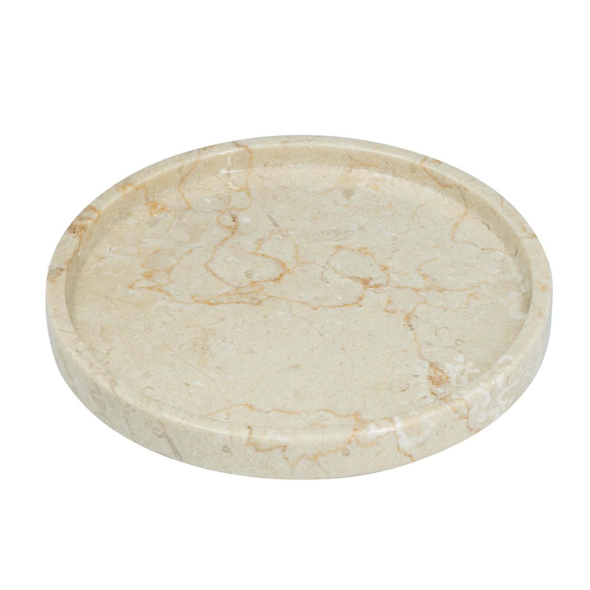 Artekko Marble Πιάτο Πιατέλα Μάρμαρο Μπεζ (30x30x2)cm Artekko 86457