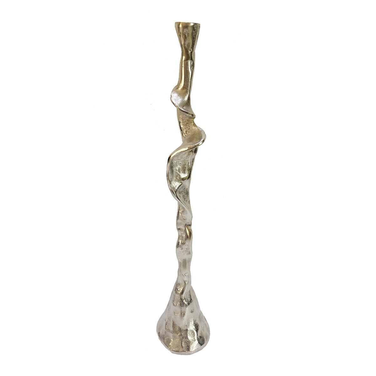Artekko Branch Κηροπήγιο Μεταλλικό Ασημί (11x11x54)cm Artekko 86818 Artekko Branch Κηροπήγιο Μεταλλικό Ασημί (11x11x54)cm Artekko 86818