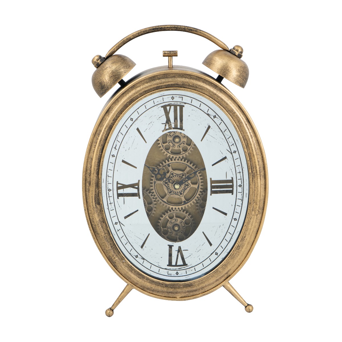 Artekko Clock Ρολόι Επιτραπέζιο με Καθρέφτη Μέταλλο Γυαλί Χρυσό (25×8.5×40)cm Artekko 86841 Artekko Clock Ρολόι Επιτραπέζιο με Καθρέφτη Μέταλλο Γυαλί Χρυσό (25×8.5×40)cm Artekko 86841
