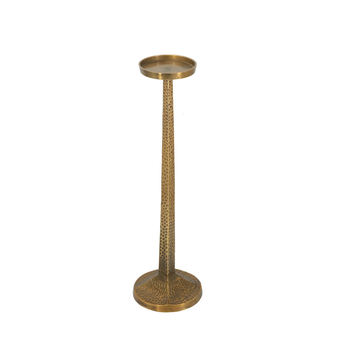 Artekko Nail Κηροπηγιο Μεταλλικό Χρυσό (18.4×18.4×63.5)cm Artekko 86862 Artekko Nail Κηροπηγιο Μεταλλικό Χρυσό (18.4×18.4×63.5)cm Artekko 86862