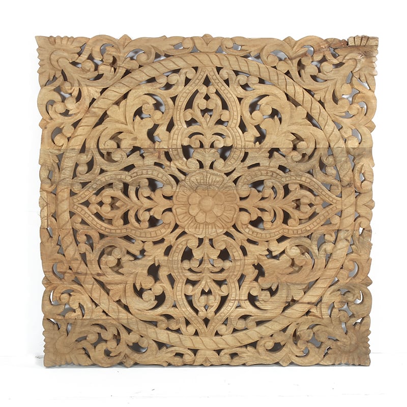 Artekko Gamid Πάνελ Ξύλινο Σκαλιστό (90x3x90)cm Artekko 995-0435N Artekko Gamid Πάνελ Ξύλινο Σκαλιστό (90x3x90)cm Artekko 995-0435N