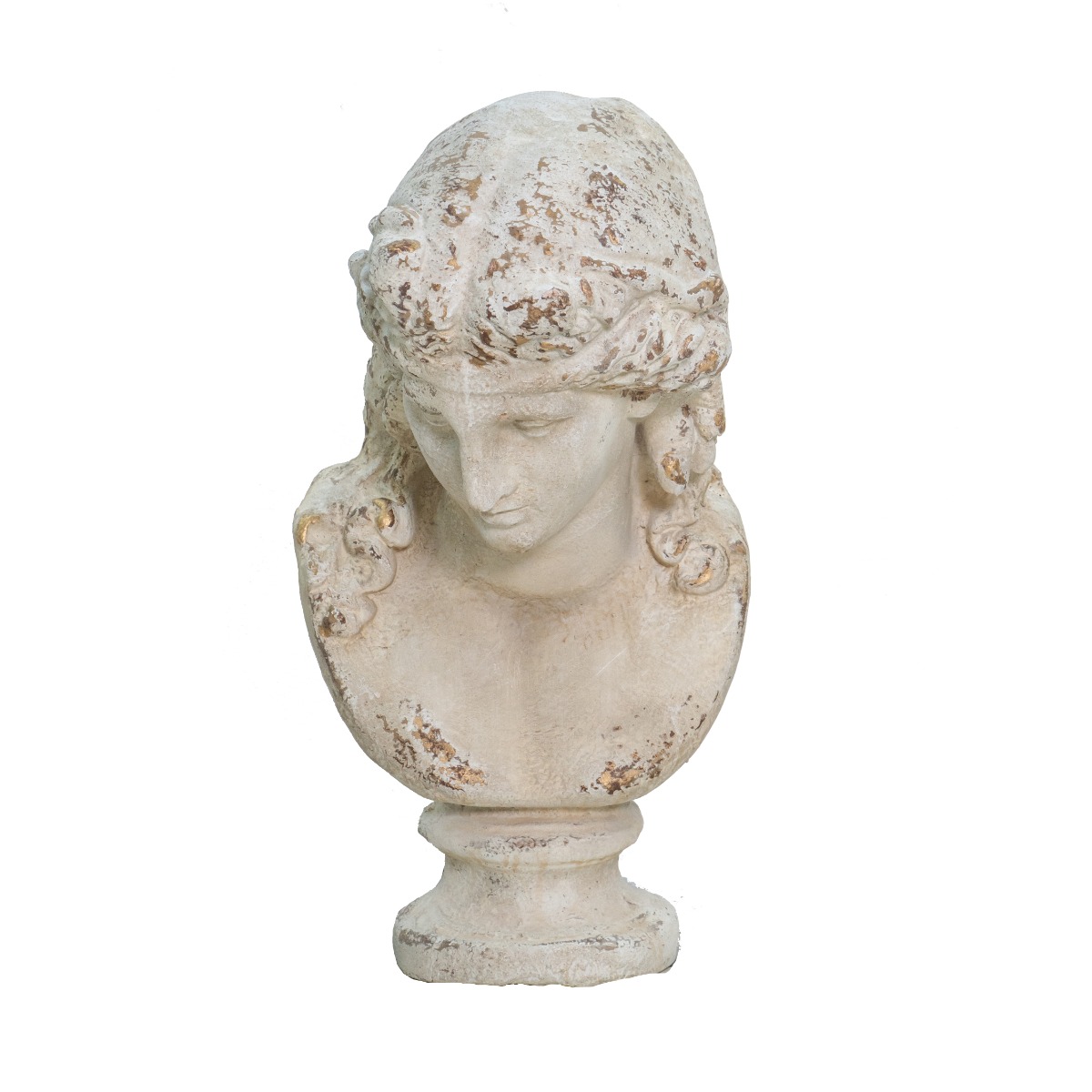 Artekko Statue Διακοσμητική Προτομή από Μαγνήσιο Λευκή Πατίνα (38x43x72)cm Artekko B4413 Artekko Statue Διακοσμητική Προτομή από Μαγνήσιο Λευκή Πατίνα (38x43x72)cm Artekko B4413