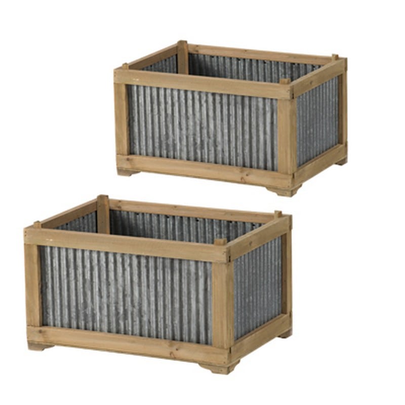 Artekko Sreo Κασπώ Διακοσμητικά Σετ/2 (51x36x29)cm Artekko D45077 Artekko Sreo Κασπώ Διακοσμητικά Σετ/2 (51x36x29)cm Artekko D45077