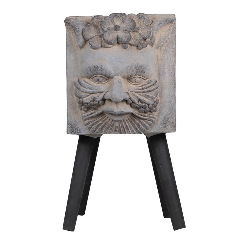 Artekko Cement Διακοσμητικό Γκρι Κασπώ από Μαγνήσιο (28x36x57)cm Artekko D77549 Artekko Cement Διακοσμητικό Γκρι Κασπώ από Μαγνήσιο (28x36x57)cm Artekko D77549