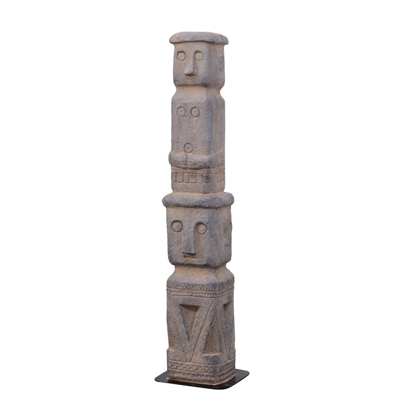 Artekko Cement Γκρι Διακοσμητικό Τοτεμ από Μαγνήσιο (11x11x68)cm Artekko D77589-DS Artekko Cement Γκρι Διακοσμητικό Τοτεμ από Μαγνήσιο (11x11x68)cm Artekko D77589-DS