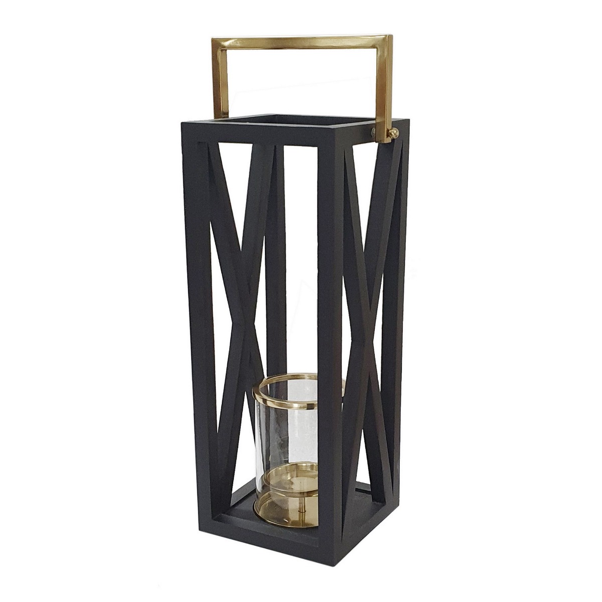 Artekko Lantern Φανάρι Διακοσμητικό Ξύλο/Μέταλλο Μαύρο/Χρυσό (26x21x64)cm Artekko LB78280-DS Artekko Lantern Φανάρι Διακοσμητικό Ξύλο/Μέταλλο Μαύρο/Χρυσό (26x21x64)cm Artekko LB78280-DS