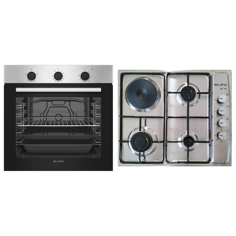 SILIFO ΣΕΤ ΦΟΥΡΝΟΣ ΗΛΕΚΤΡΙΚΟΣ SF6850BOI INOX 83LT + ΕΣΤΙΑ ΜΙΚΤΗ SF6100 INOX (3 ΥΓΡΑΕΡΙΟΥ + 1 ΗΛΕΚΤΡΙΚΟ) SILIFO 999-002-90143 SILIFO ΣΕΤ ΦΟΥΡΝΟΣ ΗΛΕΚΤΡΙΚΟΣ SF6850BOI INOX 83LT + ΕΣΤΙΑ ΜΙΚΤΗ SF6100 INOX (3 ΥΓΡΑΕΡΙΟΥ + 1 ΗΛΕΚΤΡΙΚΟ) SILIFO 999-002-90143