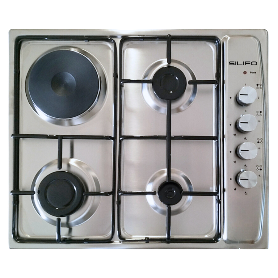 SILIFO ΕΣΤΙΑ ΜΙΚΤΗ SILIFO SF6100 INOX (3 ΥΓΡΑΕΡΙΟΥ + 1 ΗΛΕΚΤΡΙΚΟ) (4 ΕΤΗ ΕΓΓΥΗΣΗ ΕΛΛΗΝΙΚΗΣ ΑΝΤΙΠΡΟΣΩΠΕΙΑΣ) 904-002-6100