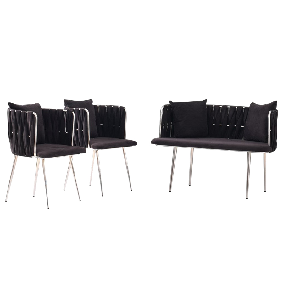 MULTIHOME ΣΕΤ ΣΑΛΟΝΙΟΥ 3ΤΜΧ SARMA ΜΑΥΡΟ ΜΕ ΠΟΔΙΑ ΑΣΗΜΙ 655-7 951-027-1010 MULTIHOME ΣΕΤ ΣΑΛΟΝΙΟΥ 3ΤΜΧ SARMA ΜΑΥΡΟ ΜΕ ΠΟΔΙΑ ΑΣΗΜΙ 655-7 951-027-1010