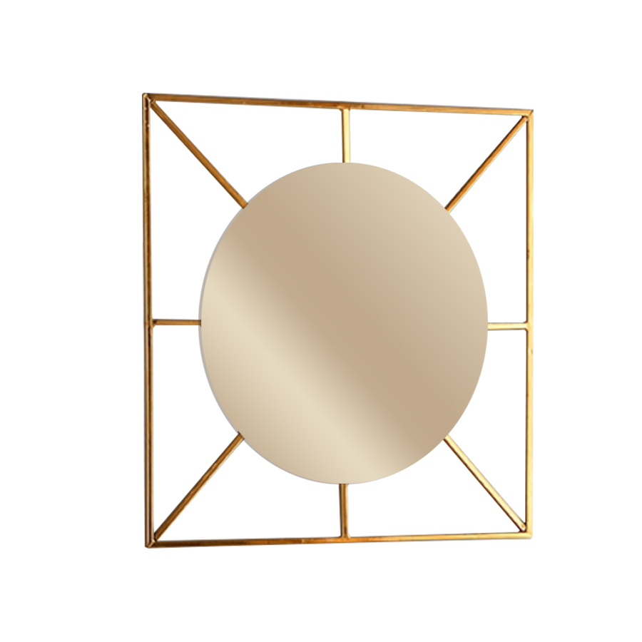 MULTIHOME ΚΑΘΡΕΦΤΗΣ OSCAR ΜΕΤΑΛΛΙΚΟΣ ΧΡΥΣΟ 70x70x1.5 831-G 951-027-1351