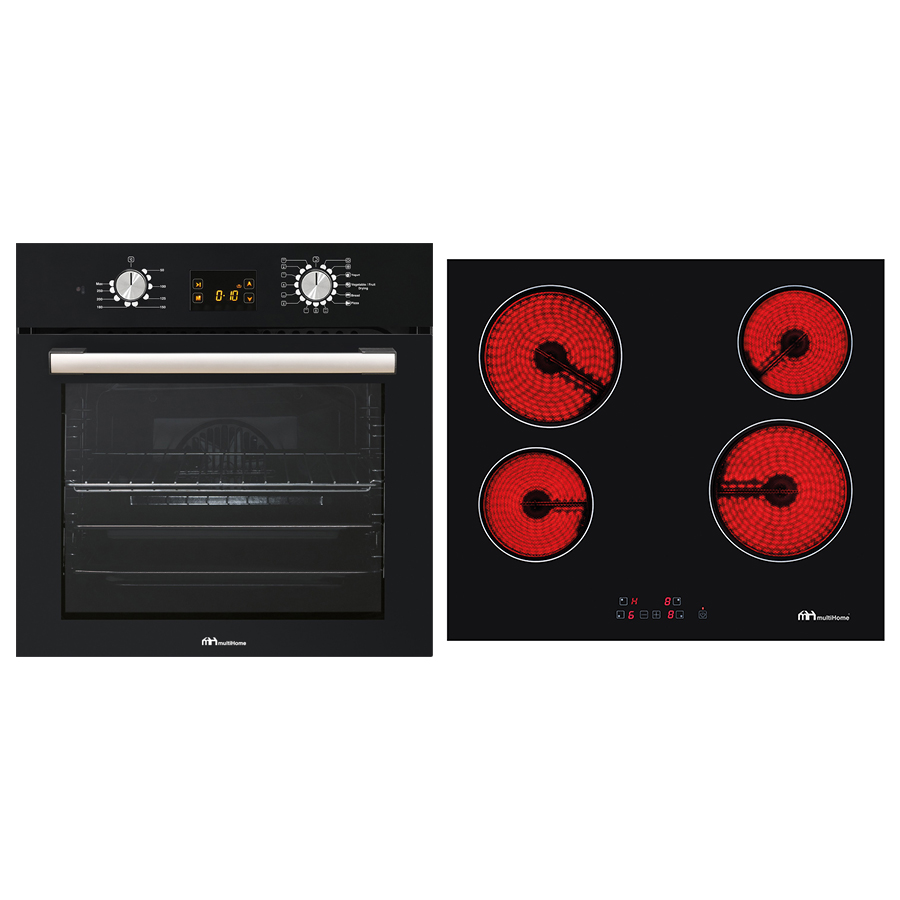MULTIHOME ΣΕΤ ΦΟΥΡΝΟΣ MH-6060 BLACK GLASS + ΕΣΤΙΑ ΚΕΡΑΜΙΚΗ MH-6135 MULTIHOME 999-002-80894 MULTIHOME ΣΕΤ ΦΟΥΡΝΟΣ MH-6060 BLACK GLASS + ΕΣΤΙΑ ΚΕΡΑΜΙΚΗ MH-6135 MULTIHOME 999-002-80894