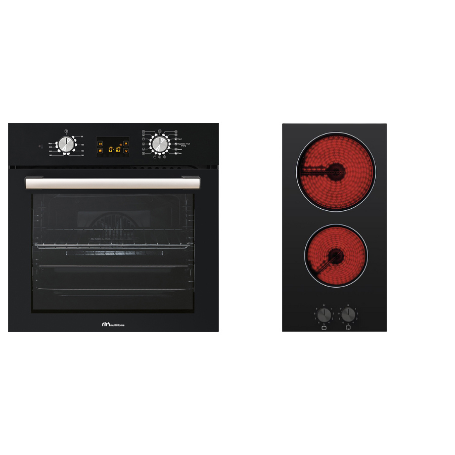 MULTIHOME ΣΕΤ ΦΟΥΡΝΟΣ MH-6060 BLACK GLASS + ΕΣΤΙΑ DOMINO ΚΕΡΑΜΙΚΗ MH-6139 MULTIHOME 999-002-82163 MULTIHOME ΣΕΤ ΦΟΥΡΝΟΣ MH-6060 BLACK GLASS + ΕΣΤΙΑ DOMINO ΚΕΡΑΜΙΚΗ MH-6139 MULTIHOME 999-002-82163