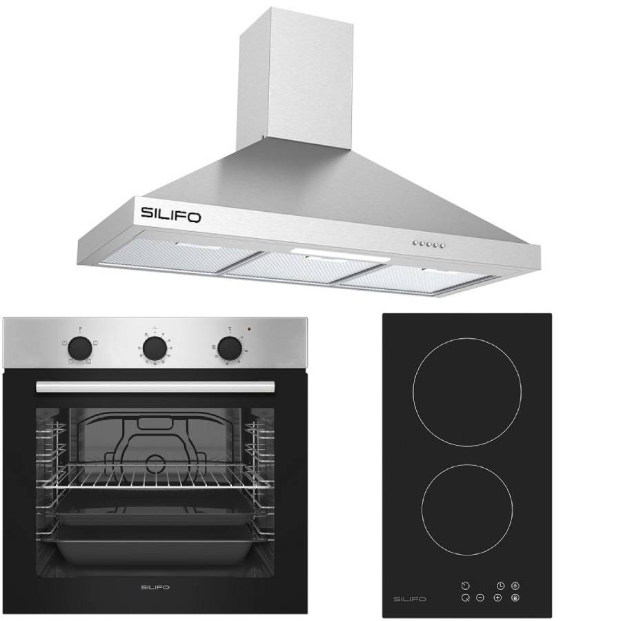 SILIFO ΣΕΤ ΦΟΥΡΝΟΣ ΗΛΕΚΤΡΙΚΟΣ SF6850BOI INOX 83LT + ΕΣΤΙΑ DOMINO ΚΕΡΑΜΙΚΗ SF6801HDV2 + ΑΠΟΡΡΟΦΗΤΗΡΑΣ ΚΑΜΙΝΑΔΑ SILIFO SF6618 INOX 90CM (4 ΕΤΗ ΕΓΓΥΗΣΗ ΕΛΛΗΝΙΚΗΣ ΑΝΤΙΠΡΟΣΩΠΕΙΑΣ) SILIFO 999-002-92030 SILIFO ΣΕΤ ΦΟΥΡΝΟΣ ΗΛΕΚΤΡΙΚΟΣ SF6850BOI INOX 83LT + ΕΣΤΙΑ DOMINO ΚΕΡΑΜΙΚΗ SF6801HDV2 + ΑΠΟΡΡΟΦΗΤΗΡΑΣ ΚΑΜΙΝΑΔΑ SILIFO SF6618 INOX 90CM (4 ΕΤΗ ΕΓΓΥΗΣΗ ΕΛΛΗΝΙΚΗΣ ΑΝΤΙΠΡΟΣΩΠΕΙΑΣ) SILIFO 999-002-92030