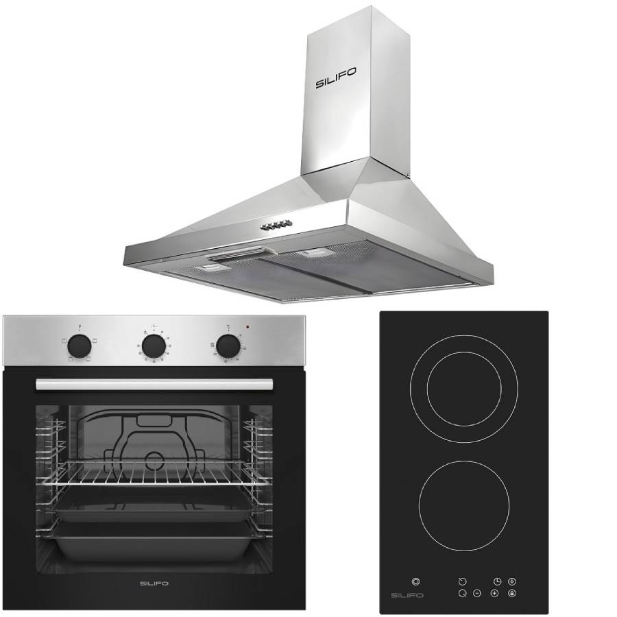 SILIFO ΣΕΤ ΦΟΥΡΝΟΣ ΗΛΕΚΤΡΙΚΟΣ SF6850BOI INOX 83LT + ΕΣΤΙΑ DOMINO ΚΕΡΑΜΙΚΗ SF6802HDV3 + ΑΠΟΡΡΟΦΗΤΗΡΑΣ ΚΑΜΙΝΑΔΑ SILIFO SF6619 INOX 60CM (4 ΕΤΗ ΕΓΓΥΗΣΗ ΕΛΛΗΝΙΚΗΣ ΑΝΤΙΠΡΟΣΩΠΕΙΑΣ) SILIFO 999-002-92033 SILIFO ΣΕΤ ΦΟΥΡΝΟΣ ΗΛΕΚΤΡΙΚΟΣ SF6850BOI INOX 83LT + ΕΣΤΙΑ DOMINO ΚΕΡΑΜΙΚΗ SF6802HDV3 + ΑΠΟΡΡΟΦΗΤΗΡΑΣ ΚΑΜΙΝΑΔΑ SILIFO SF6619 INOX 60CM (4 ΕΤΗ ΕΓΓΥΗΣΗ ΕΛΛΗΝΙΚΗΣ ΑΝΤΙΠΡΟΣΩΠΕΙΑΣ) SILIFO 999-002-92033