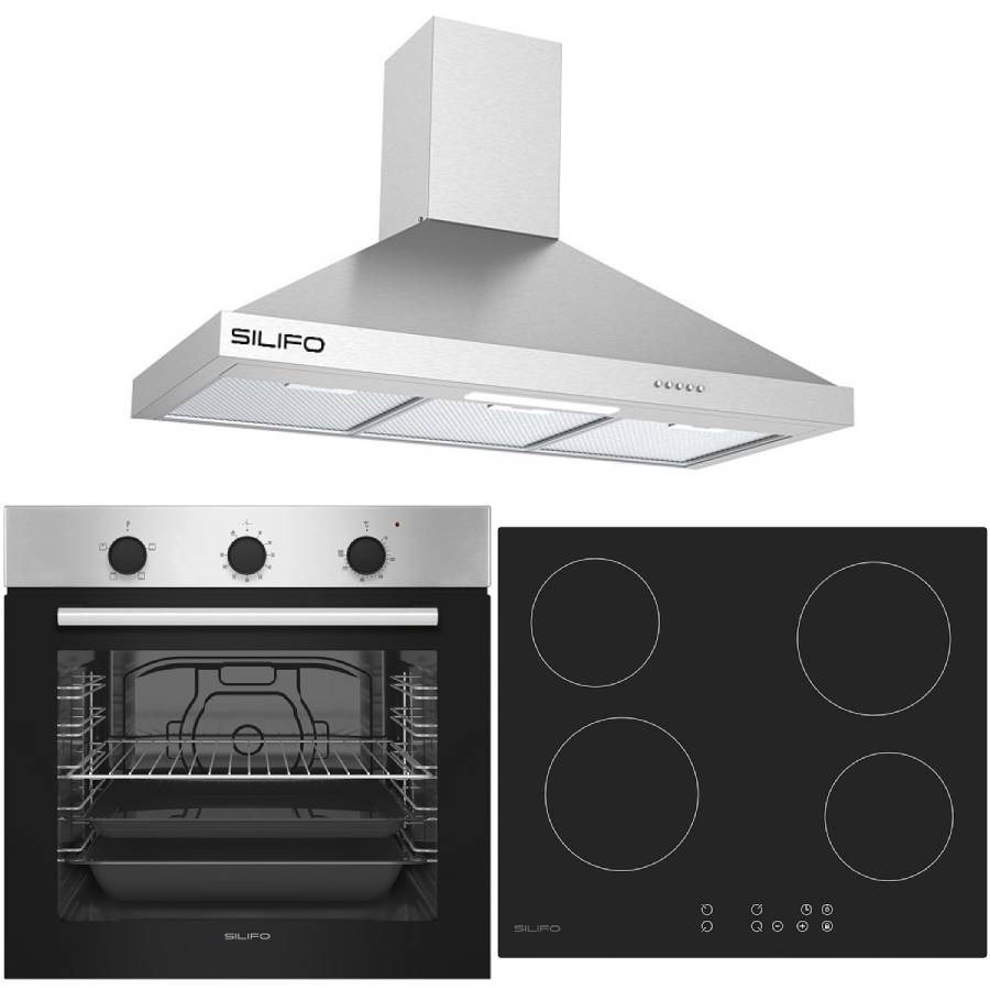 SILIFO ΣΕΤ ΦΟΥΡΝΟΣ ΗΛΕΚΤΡΙΚΟΣ SF6850BOI INOX 83LT + ΕΣΤΙΑ ΚΕΡΑΜΙΚΗ SF6821HV4 + ΑΠΟΡΡΟΦΗΤΗΡΑΣ ΚΑΜΙΝΑΔΑ SILIFO SF6618 INOX 90CM (4 ΕΤΗ ΕΓΓΥΗΣΗ ΕΛΛΗΝΙΚΗΣ ΑΝΤΙΠΡΟΣΩΠΕΙΑΣ) SILIFO 999-002-92040 SILIFO ΣΕΤ ΦΟΥΡΝΟΣ ΗΛΕΚΤΡΙΚΟΣ SF6850BOI INOX 83LT + ΕΣΤΙΑ ΚΕΡΑΜΙΚΗ SF6821HV4 + ΑΠΟΡΡΟΦΗΤΗΡΑΣ ΚΑΜΙΝΑΔΑ SILIFO SF6618 INOX 90CM (4 ΕΤΗ ΕΓΓΥΗΣΗ ΕΛΛΗΝΙΚΗΣ ΑΝΤΙΠΡΟΣΩΠΕΙΑΣ) SILIFO 999-002-92040