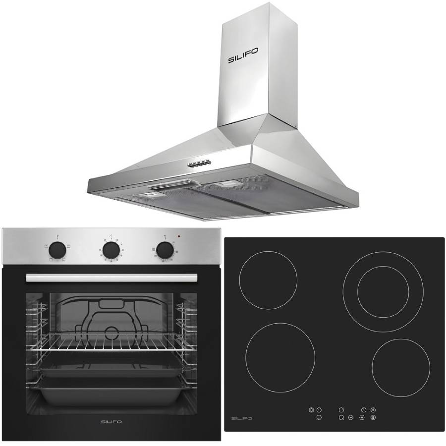 SILIFO ΣΕΤ ΦΟΥΡΝΟΣ ΗΛΕΚΤΡΙΚΟΣ SF6850BOI INOX 83LT + ΕΣΤΙΑ ΚΕΡΑΜΙΚΗ SF6822HV5 + ΑΠΟΡΡΟΦΗΤΗΡΑΣ ΚΑΜΙΝΑΔΑ SILIFO SF6619 INOX 60CM (4 ΕΤΗ ΕΓΓΥΗΣΗ ΕΛΛΗΝΙΚΗΣ ΑΝΤΙΠΡΟΣΩΠΕΙΑΣ) SILIFO 999-002-92077 SILIFO ΣΕΤ ΦΟΥΡΝΟΣ ΗΛΕΚΤΡΙΚΟΣ SF6850BOI INOX 83LT + ΕΣΤΙΑ ΚΕΡΑΜΙΚΗ SF6822HV5 + ΑΠΟΡΡΟΦΗΤΗΡΑΣ ΚΑΜΙΝΑΔΑ SILIFO SF6619 INOX 60CM (4 ΕΤΗ ΕΓΓΥΗΣΗ ΕΛΛΗΝΙΚΗΣ ΑΝΤΙΠΡΟΣΩΠΕΙΑΣ) SILIFO 999-002-92077