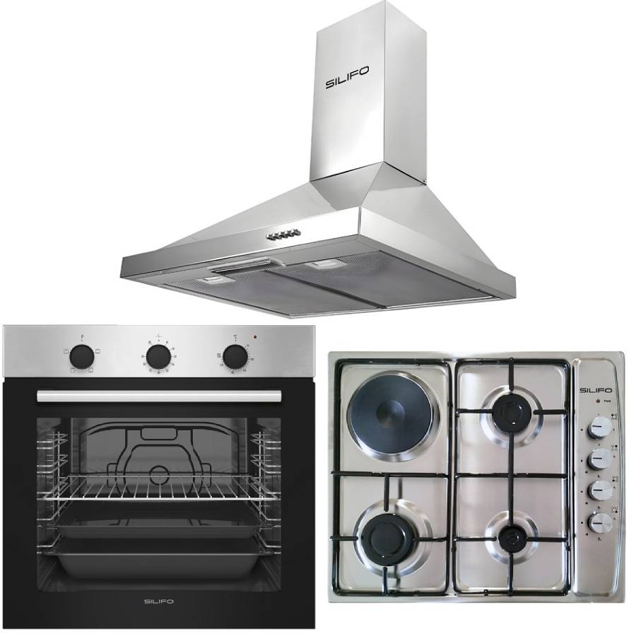 SILIFO ΣΕΤ ΦΟΥΡΝΟΣ ΗΛΕΚΤΡΙΚΟΣ SF6850BOI INOX 83LT + ΕΣΤΙΑ ΜΙΚΤΗ SF6100 INOX (3 ΥΓΡΑΕΡΙΟΥ + 1 ΗΛΕΚΤΡΙΚΟ) + ΑΠΟΡΡΟΦΗΤΗΡΑΣ ΚΑΜΙΝΑΔΑ SILIFO SF6619 INOX 60CM (4 ΕΤΗ ΕΓΓΥΗΣΗ ΕΛΛΗΝΙΚΗΣ ΑΝΤΙΠΡΟΣΩΠΕΙΑΣ) SILIFO 999-002-92082 SILIFO ΣΕΤ ΦΟΥΡΝΟΣ ΗΛΕΚΤΡΙΚΟΣ SF6850BOI INOX 83LT + ΕΣΤΙΑ ΜΙΚΤΗ SF6100 INOX (3 ΥΓΡΑΕΡΙΟΥ + 1 ΗΛΕΚΤΡΙΚΟ) + ΑΠΟΡΡΟΦΗΤΗΡΑΣ ΚΑΜΙΝΑΔΑ SILIFO SF6619 INOX 60CM (4 ΕΤΗ ΕΓΓΥΗΣΗ ΕΛΛΗΝΙΚΗΣ ΑΝΤΙΠΡΟΣΩΠΕΙΑΣ) SILIFO 999-002-92082