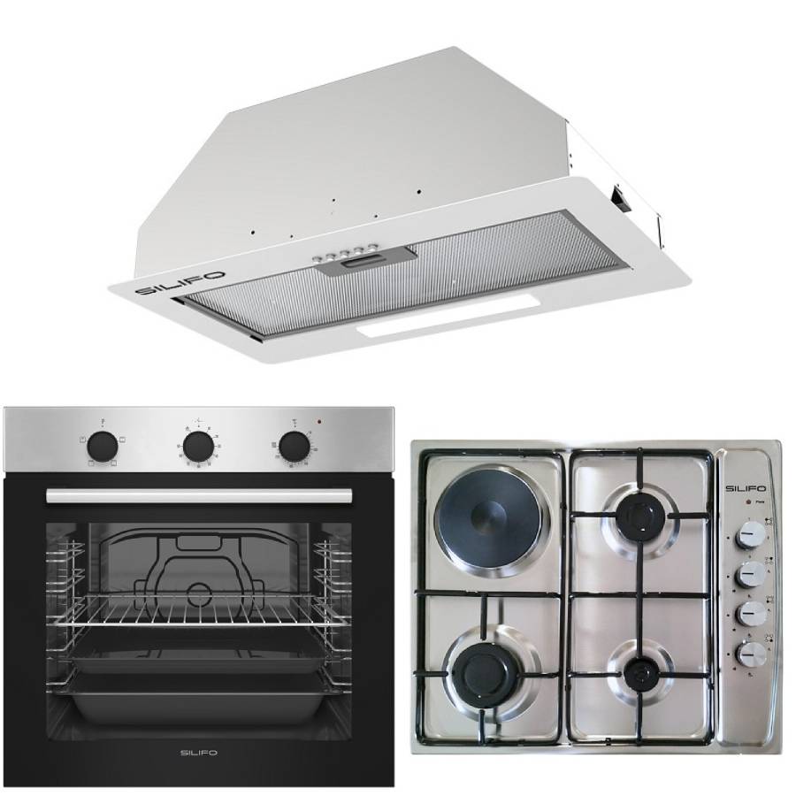 SILIFO ΣΕΤ ΦΟΥΡΝΟΣ ΗΛΕΚΤΡΙΚΟΣ SF6850BOI INOX 83LT + ΕΣΤΙΑ ΜΙΚΤΗ SF6100 INOX (3 ΥΓΡΑΕΡΙΟΥ + 1 ΗΛΕΚΤΡΙΚΟ) + ΜΗΧΑΝΙΣΜΟΣ ΑΠΟΡΡΟΦΗΣΗΣ SILIFO SF6615 INOX (20.65×53.5×30) (4 ΕΤΗ ΕΓΓΥΗΣΗ ΕΛΛΗΝΙΚΗΣ ΑΝΤΙΠΡΟΣΩΠΕΙΑΣ) SILIFO 999-002-92083 SILIFO ΣΕΤ ΦΟΥΡΝΟΣ ΗΛΕΚΤΡΙΚΟΣ SF6850BOI INOX 83LT + ΕΣΤΙΑ ΜΙΚΤΗ SF6100 INOX (3 ΥΓΡΑΕΡΙΟΥ + 1 ΗΛΕΚΤΡΙΚΟ) + ΜΗΧΑΝΙΣΜΟΣ ΑΠΟΡΡΟΦΗΣΗΣ SILIFO SF6615 INOX (20.65×53.5×30) (4 ΕΤΗ ΕΓΓΥΗΣΗ ΕΛΛΗΝΙΚΗΣ ΑΝΤΙΠΡΟΣΩΠΕΙΑΣ) SILIFO 999-002-92083