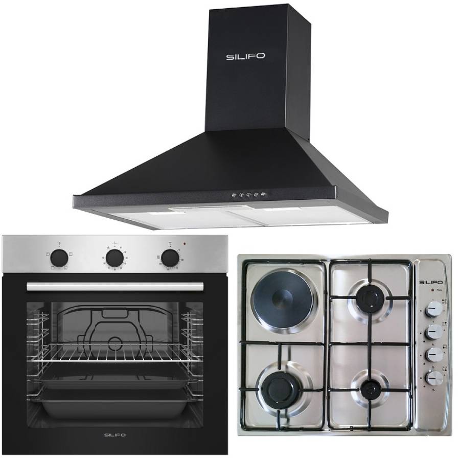 SILIFO ΣΕΤ ΦΟΥΡΝΟΣ ΗΛΕΚΤΡΙΚΟΣ SF6850BOI INOX 83LT + ΕΣΤΙΑ ΜΙΚΤΗ SF6100 INOX (3 ΥΓΡΑΕΡΙΟΥ + 1 ΗΛΕΚΤΡΙΚΟ) + ΑΠΟΡΡΟΦΗΤΗΡΑΣ ΚΑΜΙΝΑΔΑ SILIFO SF6622 BLACK 60CM (4 ΕΤΗ ΕΓΓΥΗΣΗ ΕΛΛΗΝΙΚΗΣ ΑΝΤΙΠΡΟΣΩΠΕΙΑΣ) SILIFO 999-002-92085 SILIFO ΣΕΤ ΦΟΥΡΝΟΣ ΗΛΕΚΤΡΙΚΟΣ SF6850BOI INOX 83LT + ΕΣΤΙΑ ΜΙΚΤΗ SF6100 INOX (3 ΥΓΡΑΕΡΙΟΥ + 1 ΗΛΕΚΤΡΙΚΟ) + ΑΠΟΡΡΟΦΗΤΗΡΑΣ ΚΑΜΙΝΑΔΑ SILIFO SF6622 BLACK 60CM (4 ΕΤΗ ΕΓΓΥΗΣΗ ΕΛΛΗΝΙΚΗΣ ΑΝΤΙΠΡΟΣΩΠΕΙΑΣ) SILIFO 999-002-92085
