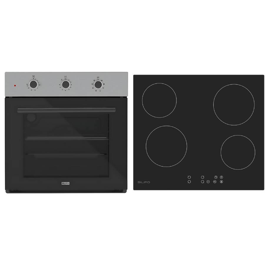 SILIFO ΣΕΤ ΦΟΥΡΝΟΣ SF6008 INOX + ΕΣΤΙΑ ΚΕΡΑΜΙΚΗ SF6821HV4 SILIFO 999-002-92244 SILIFO ΣΕΤ ΦΟΥΡΝΟΣ SF6008 INOX + ΕΣΤΙΑ ΚΕΡΑΜΙΚΗ SF6821HV4 SILIFO 999-002-92244