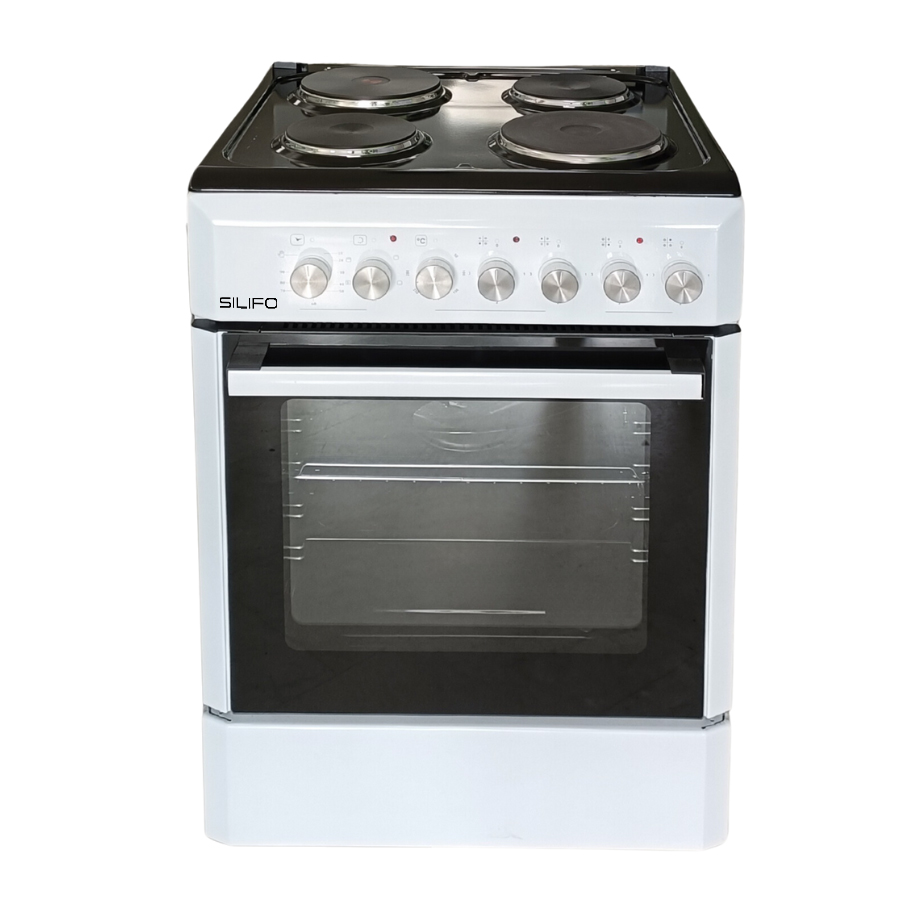 SILIFO ΚΟΥΖΙΝΑ ΗΛΕΚΤΡΙΚΗ SILIFO SF6152 ΛΕΥΚΟ ΜΑΥΡΟ 60cm (4 ΕΤΗ ΕΓΓΥΗΣΗ ΕΛΛΗΝΙΚΗΣ ΑΝΤΙΠΡΟΣΩΠΕΙΑΣ) 904-002-6152