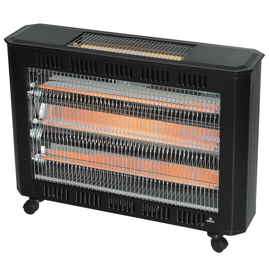 SARAY ΘΕΡΜΑΣΤΡΑ ΗΛΕΚΤΡΙΚΗ SARAY WHT-6040 2700W BLACK 940-009-6040
