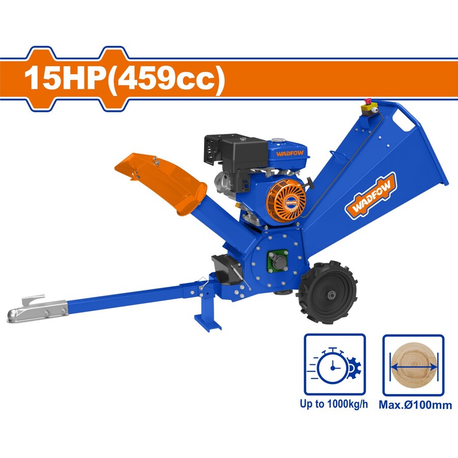 WADFOW ΒΕΝΖ. ΘΡΥΜΜΑΤΙΣΤΗΣ ΞΥΛΟΥ 459cc / 15HP / 100mm ΜΕ ΧΕΙΡΟΜΙΖΑ (WXU1315) WADFOW ΒΕΝΖ. ΘΡΥΜΜΑΤΙΣΤΗΣ ΞΥΛΟΥ 459cc / 15HP / 100mm ΜΕ ΧΕΙΡΟΜΙΖΑ (WXU1315)