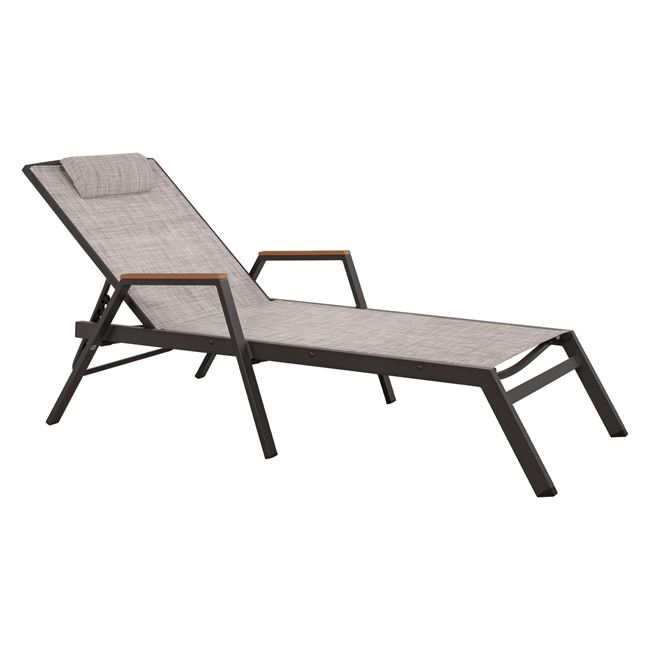 ΞΑΠΛΩΣΤΡΑ ΑΛΟΥΜΙΝΙΟΥ WAKANA ΕΠΑΓΓΕΛΜΑΤΙΚΗ ΓΚΡΙ ΜΕ TEXTLINE ΓΚΡΙ HM5133.01 194x54-66x30 cm.