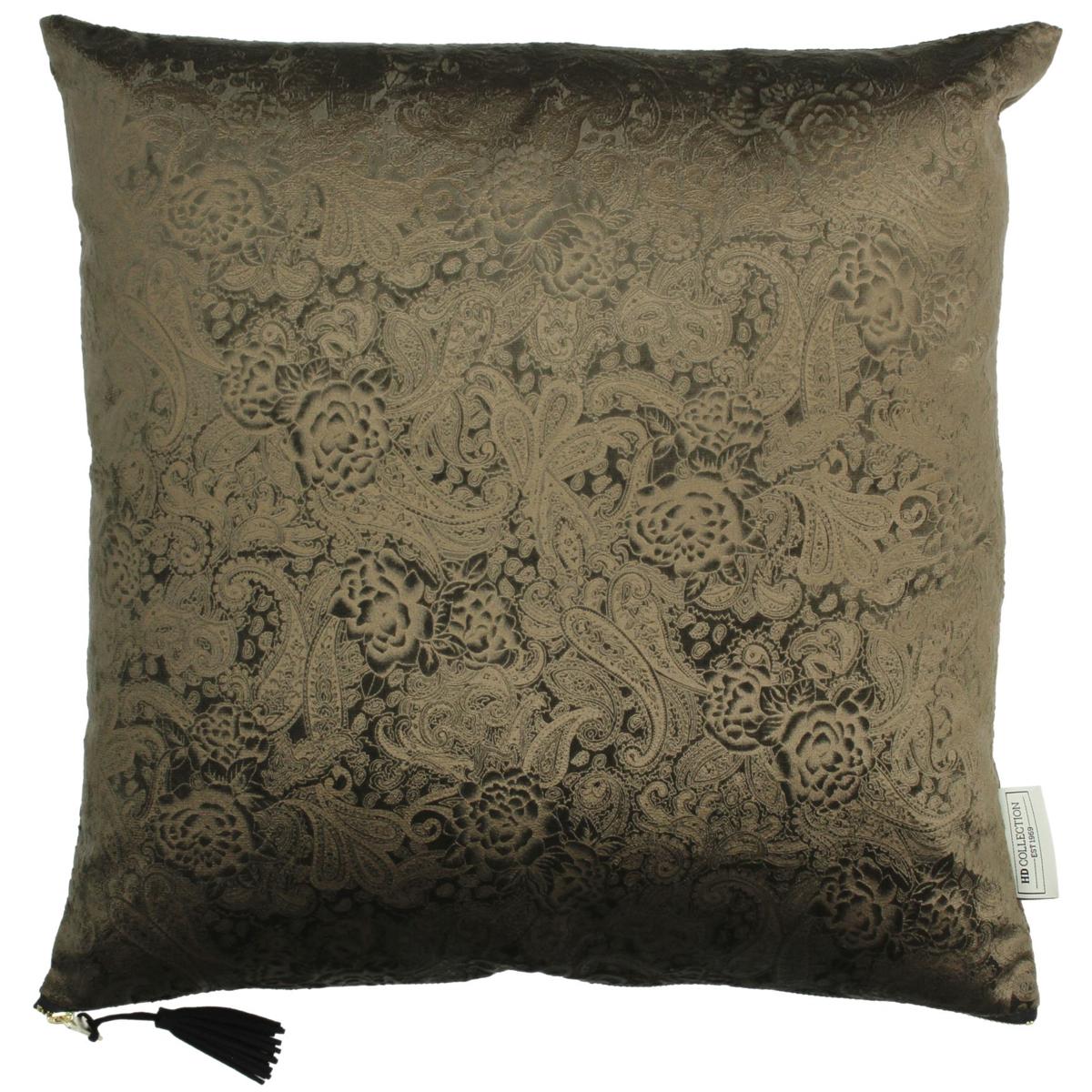 Μαξιλάρι ArteLibre Paisley Καφέ Βελούδο 45x45cm Arte-05152293 Μαξιλάρι ArteLibre Paisley Καφέ Βελούδο 45x45cm Arte-05152293