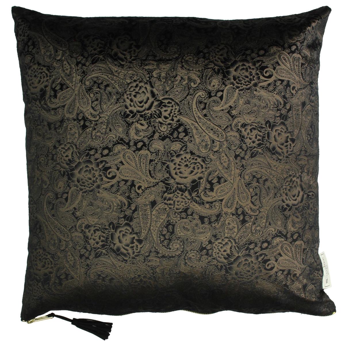 Μαξιλάρι ArteLibre Paisley Μαύρο Βελούδο 45x45cm Arte-05152294 Μαξιλάρι ArteLibre Paisley Μαύρο Βελούδο 45x45cm Arte-05152294
