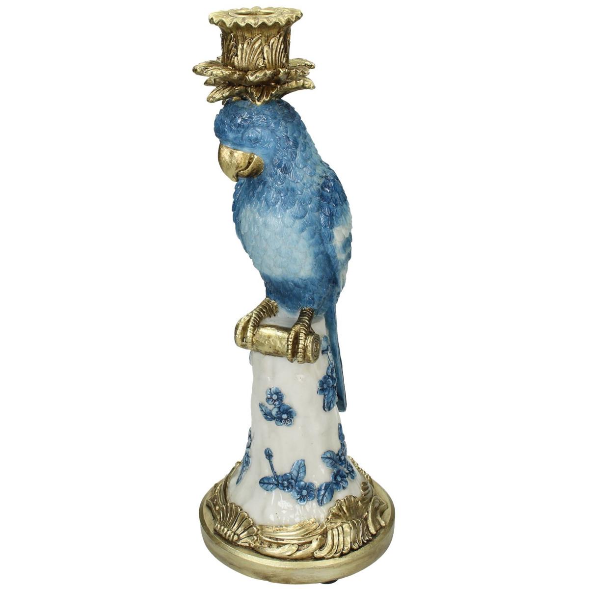 Κηροπήγιο ArteLibre Πουλί Μπλε Polyresin 14x14x35.5cm Arte-05152389 Κηροπήγιο ArteLibre Πουλί Μπλε Polyresin 14x14x35.5cm Arte-05152389