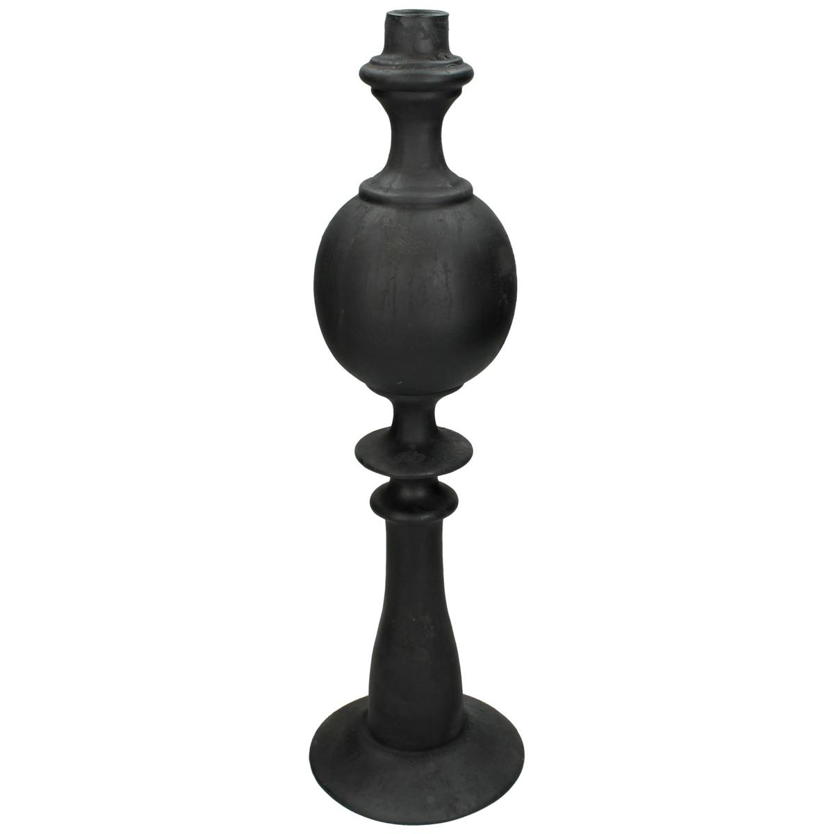 Κηροπήγιο ArteLibre Μαύρο Polyresin 13x13x44cm Arte-05152411 Κηροπήγιο ArteLibre Μαύρο Polyresin 13x13x44cm Arte-05152411