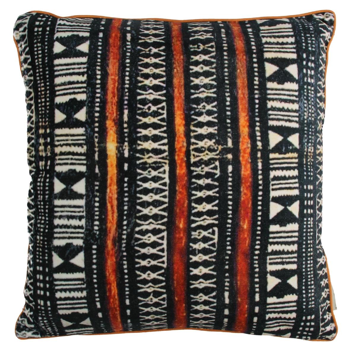 Μαξιλάρι ArteLibre Tribal Μαύρο Βελούδο 45x45cm Arte-05152773 Μαξιλάρι ArteLibre Tribal Μαύρο Βελούδο 45x45cm Arte-05152773