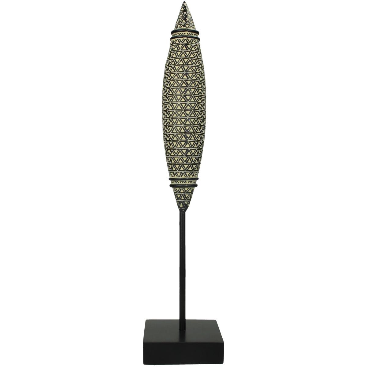 Διακοσμητικό ArteLibre Tribal Μαύρο Polyresin 10x10x45cm Arte-05152991 Διακοσμητικό ArteLibre Tribal Μαύρο Polyresin 10x10x45cm Arte-05152991