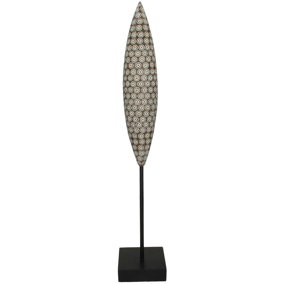 Διακοσμητικό ArteLibre Tribal Καφέ Polyresin 10X10X55cm Arte-05152992 Διακοσμητικό ArteLibre Tribal Καφέ Polyresin 10X10X55cm Arte-05152992