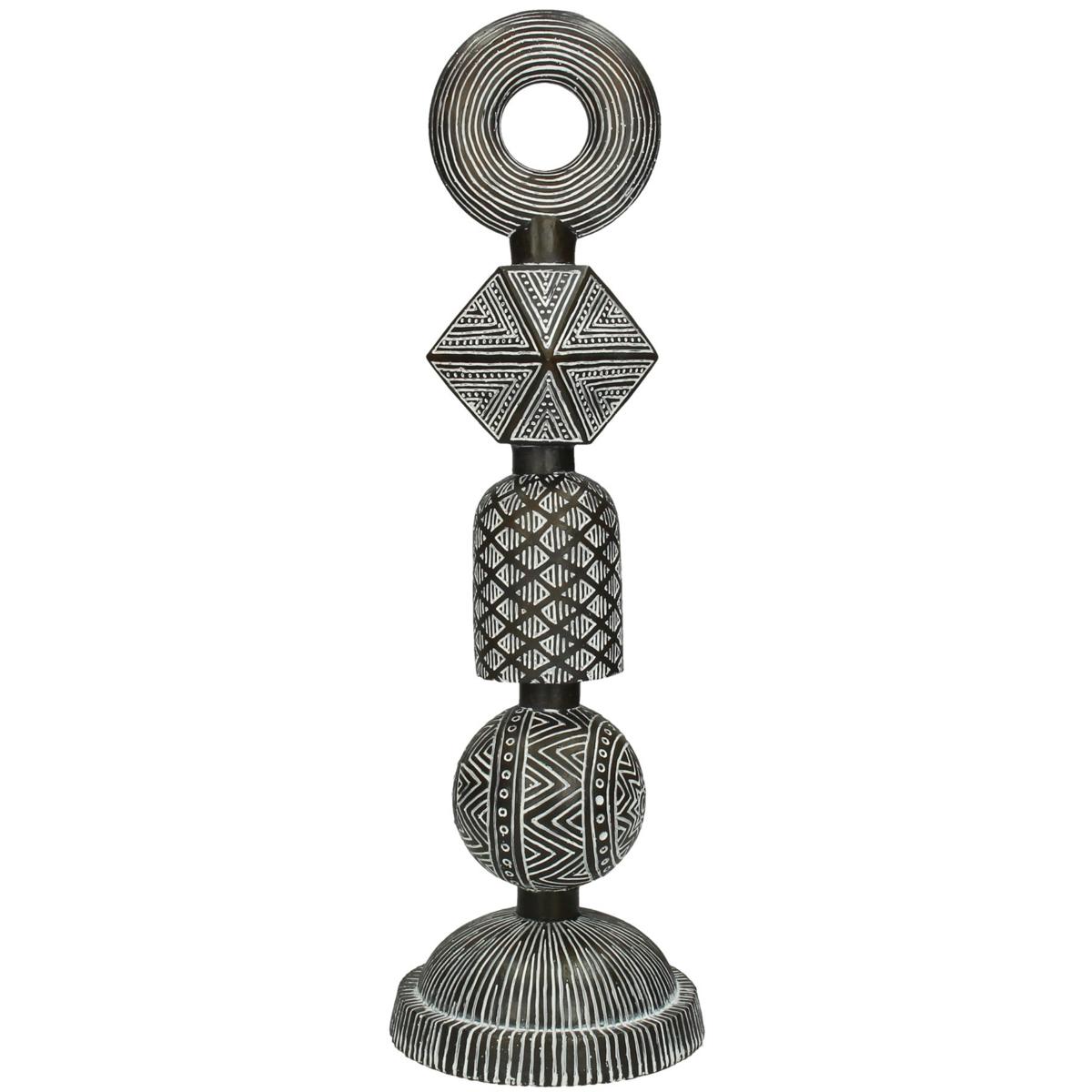 Διακοσμητικό ArteLibre Tribal Καφέ Polyresin 13X13X41cm Arte-05153004 Διακοσμητικό ArteLibre Tribal Καφέ Polyresin 13X13X41cm Arte-05153004